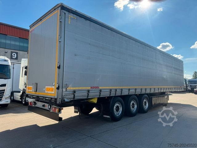 Semirremolque abierto con toldo KÖGEL S 24-1 *  * SAF-ACHSEN * LIFTACHSE * TÜV *