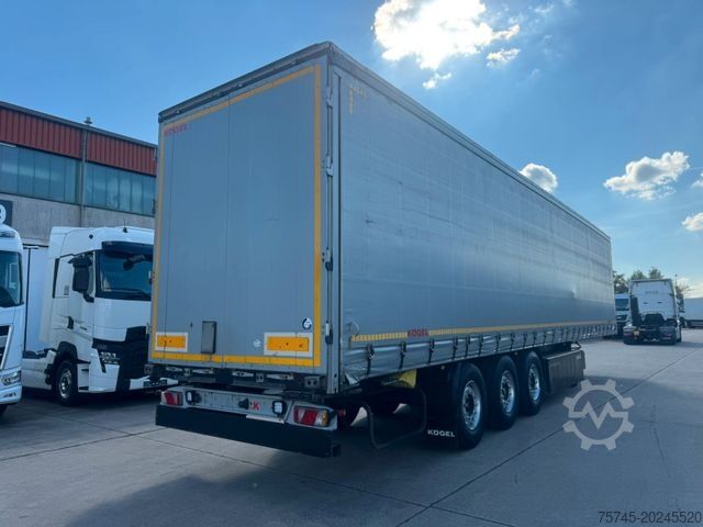 Semirremolque abierto con toldo KÖGEL S 24-1 *  * SAF-ACHSEN * LIFTACHSE * TÜV *