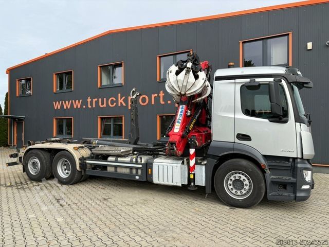 Abrollkipper MERCEDES-BENZ ACTROS 2546 6x2 Abrollkip Kran Palfinger Q150Z95