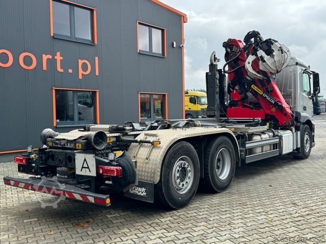 Abrollkipper MERCEDES-BENZ ACTROS 2546 6x2 Abrollkip Kran Palfinger Q150Z95