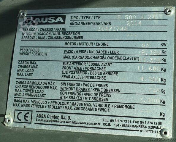 מלגזה Ausa C500 Hx4