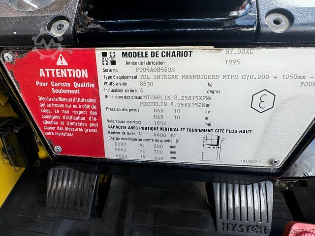 叉车 Hyster H 7.OO XL