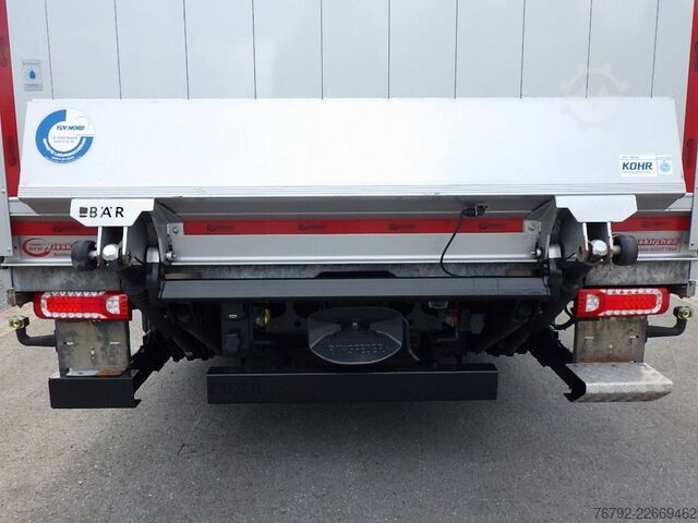 फ्लैटबेड ट्रक टार्प के साथ MERCEDES-BENZ 1833 LnR L-Fhs./Pritsche 7,35m/LBW 2to/Vollluftg