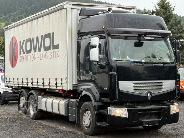 รถบรรทุกตัวถังเปลี่ยนได้ RENAULT Premium DXI 11-450 Privilege 6x2 BDF/Klima/EURO5