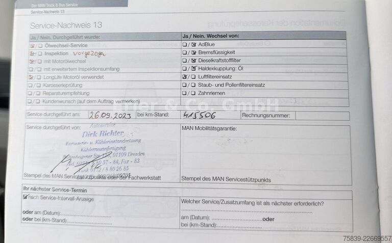 รถตู้หลังคาสูง MAN TGE 3.180 lang,hoch, Klima, Navi, Kamera,scheckh