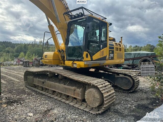 Máy xúc bánh xích Komatsu PC290LC-11 Crawler excavator w/ tilt and 2 buckets