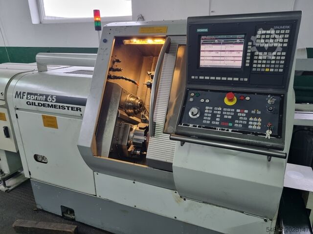 Centru de strunjire și frezare cnc Gildemeister MF Sprint 65 C axis Perfect condition