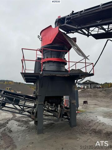 Frantoio per detriti Svedala Arbrå 1336 spindle crusher with parts crusher.