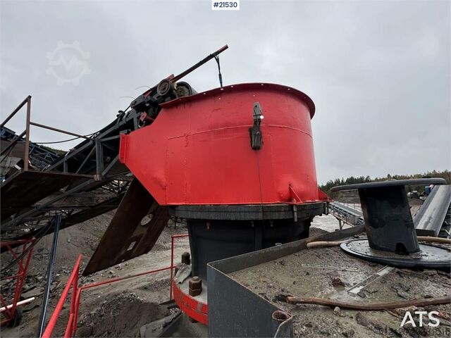 Frantoio per detriti Svedala Arbrå 1336 spindle crusher with parts crusher.