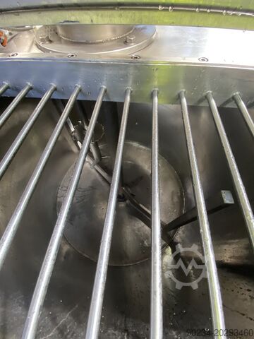 Tanque mezclador vertical de acero inoxidable de 1.000 litros con camisa. NETZSCH 1000 Litre