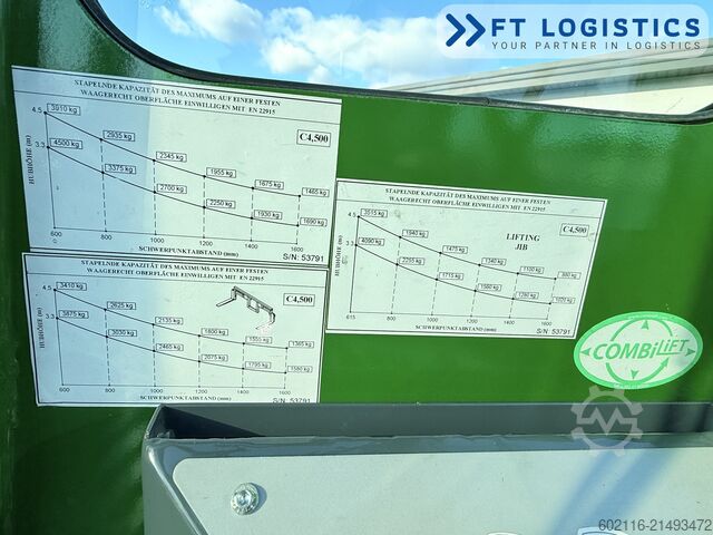 čtyřcestný vysokozdvižný vozík Combilift C4500 DIESEL DUPLEX 4600 EXTENDED FORKS