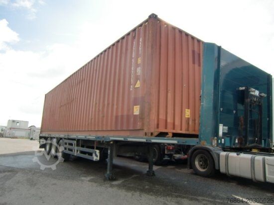 Auflieger mit Arbeitsbühne SCHWARZMüLLER PLATEAU-AUFLIEGER SPA3/E CONTAINERVERSCHLüSSE, LIFTACHSE