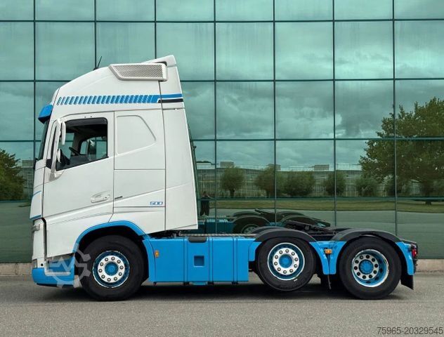 Standard tractor unit VOLVO FH 500 6X2 XL 2x TANKS (950 LITERS) I-PARC COOL