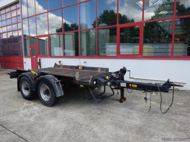 Силозен ремарке Hüffermann HTM 1335 LT  13,5 t Tandem- Absetztmulden Anhänger