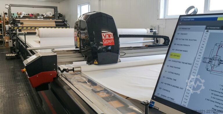 Fabric cutting machine Serkon Makina MC30 CNC Cutter and MN1 Spreader