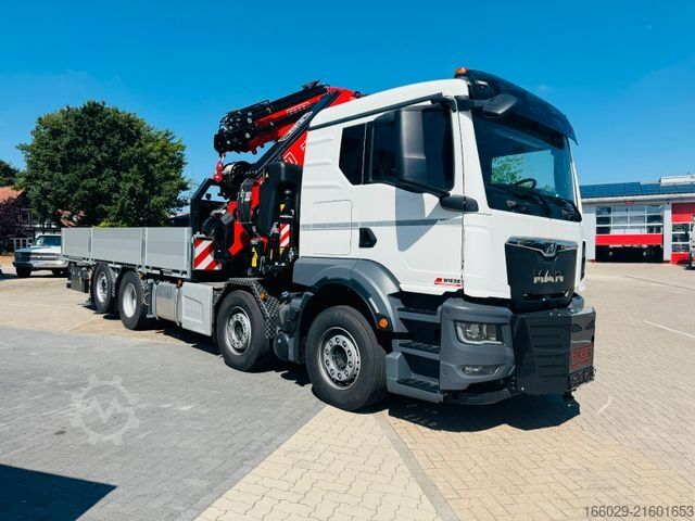 Tovornjak s ploščadjo MAN MAN TGS 35.520 mit F705, F805, F905 TECHNO NEU