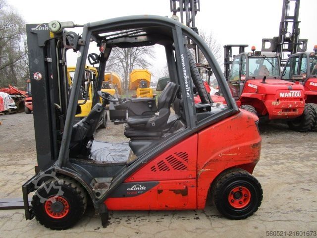 Dizelski viličarji Linde H25D-02 Triplex-Freihub 4,7m + Seitenschieber