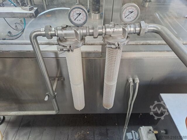 Rinsing of glass and PET bottles WAB ADV 8-40-110 RINSER 8.000 bph