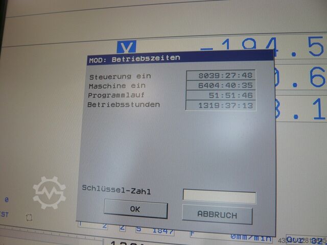 ماكينة تفريز Kunzmann WF 4/3  TNC 320