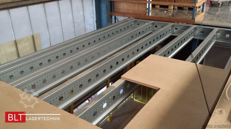 Storage platform 5x5m Lagerbühne , Belastung : 500kg/qm Unterkante: 3m ,ca. 25qm , Systembühne