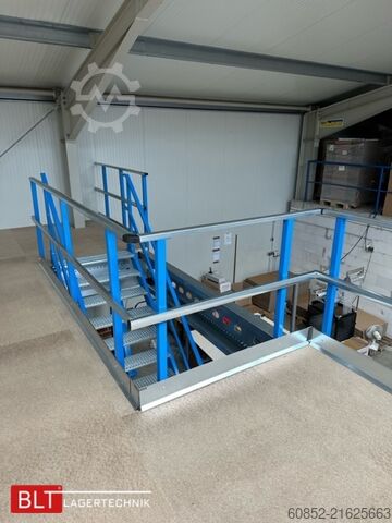 Storage platform 10x15m Lagerbühne , Belastung : 500kg/qm Unterkante: 2,5m ,ca. 150qm Systembühne