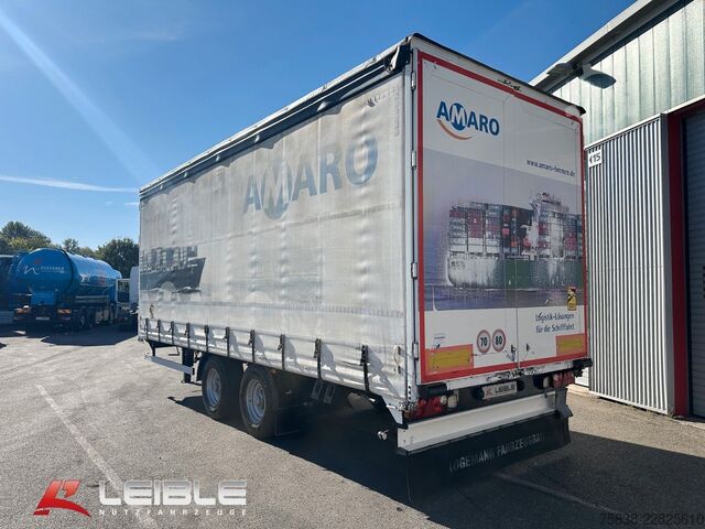 Trailer terbuka dengan terpal  Logemann Tandem Durchlade-optimal f. Fahrschule