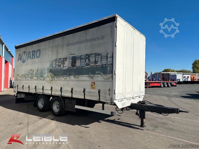 Trailer terbuka dengan terpal  Logemann Tandem Durchlade-optimal f. Fahrschule