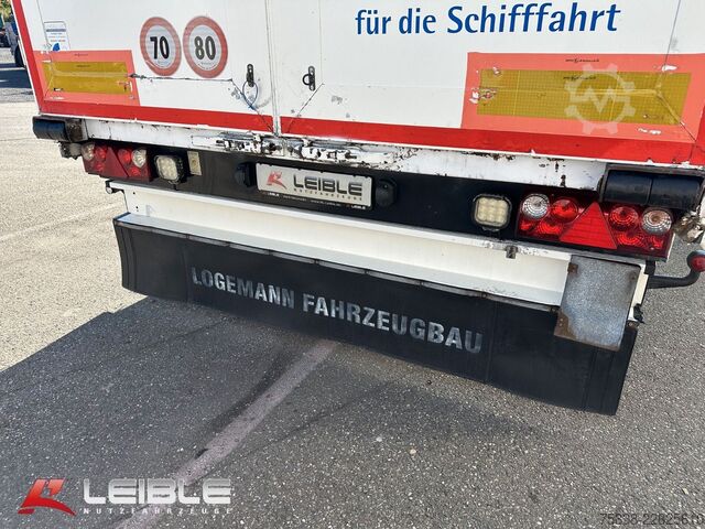 Trailer terbuka dengan terpal  Logemann Tandem Durchlade-optimal f. Fahrschule