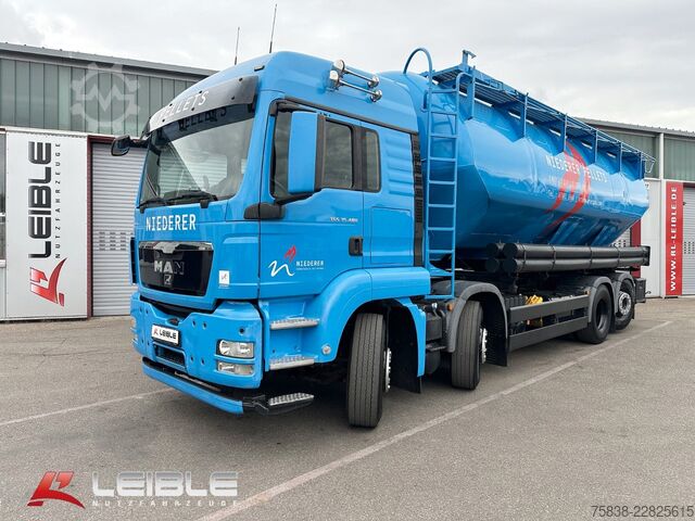 Truk tangki MAN TGS 35.480 8x2-4 BL-Heitling Silo Pellets *TOP*