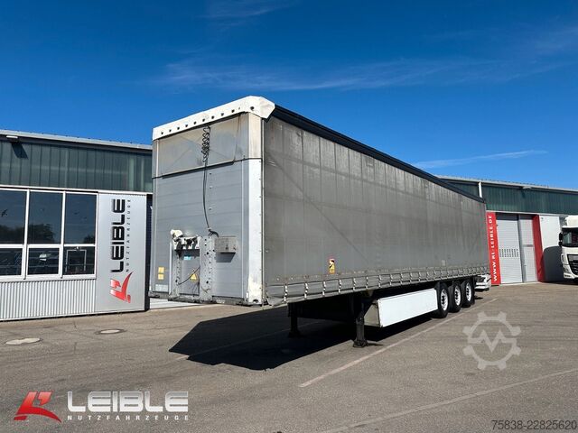 Trailer semi terbuka dengan terpal SCHMITZ CARGOBULL SCS Tautliner mit LBW / Ladebordwand Bär 2t
