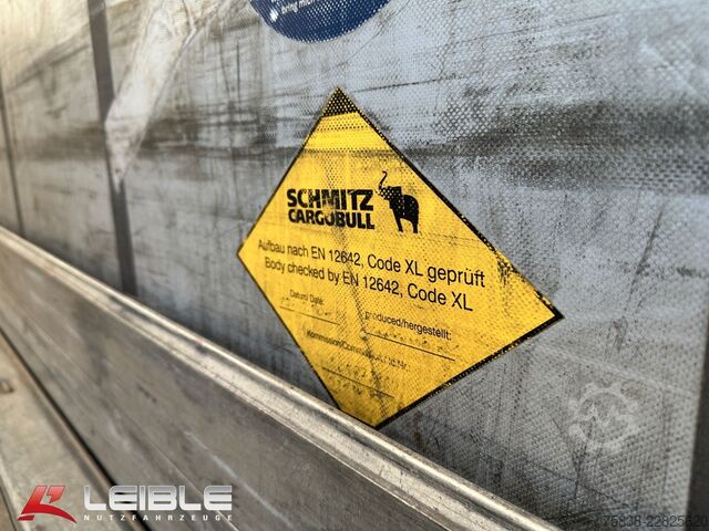 Trailer semi terbuka dengan terpal SCHMITZ CARGOBULL SCS Tautliner mit LBW / Ladebordwand Bär 2t