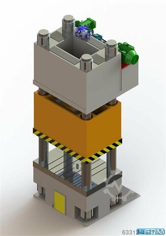 Hydraulische Presse Hidrobrasil 1000 Tonnen Viersäulenpresse