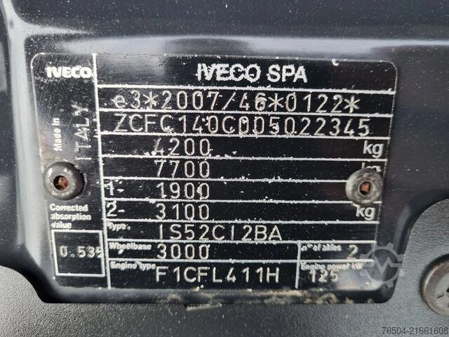 রেফ্রিজারেটর কেস Iveco Daily 40C17 B/E 10T Kuhlkoffer Supra 750 +30C/-...