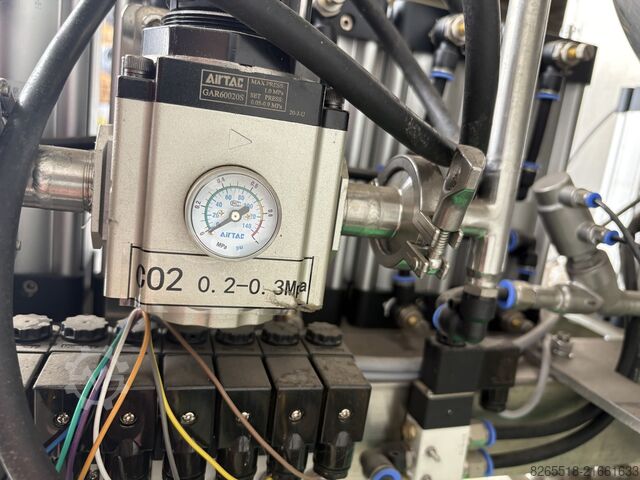 Enchedor de contrapressão de 6 cabeças com tanque de pressão Cassman 6 kops vuller