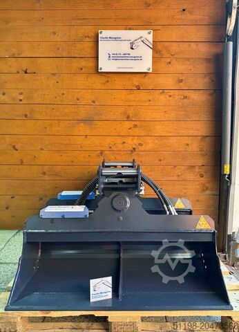 Trench cleaning bucket Grabenräumlöffel hydr. 1.000mm MS01 NEU