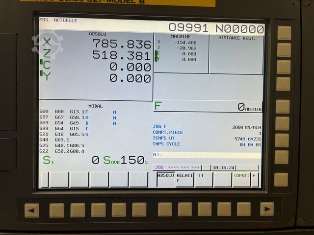 CNC vertical lathe – 3 axes Hyundai WIA LV 800 RM