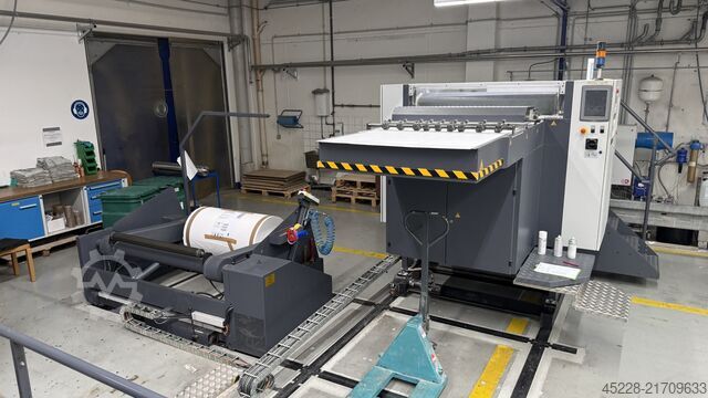 מכונת הדפסה של דפי קיזוז Man Roland R 707 LTTLV UV Evolution + Mabeg RS 104