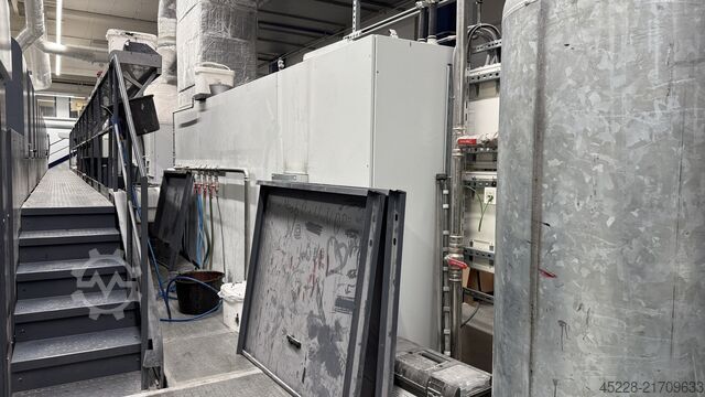 מכונת הדפסה של דפי קיזוז Man Roland R 707 LTTLV UV Evolution + Mabeg RS 104