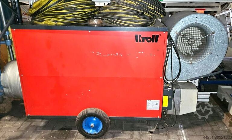 Mobile hot air generator 135kW heater Kroll M 150