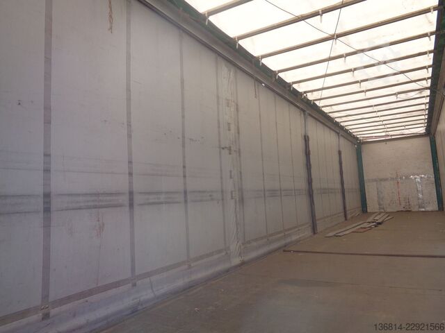 Open semitrailer with tarp  SAPL 24 LTN 385/65 R 22,5