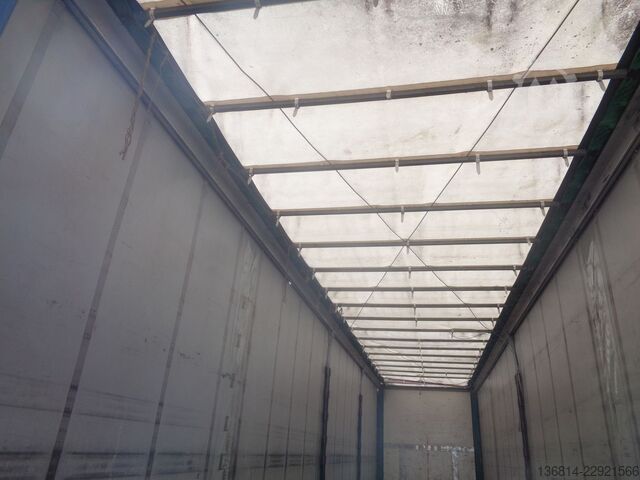 Open semitrailer with tarp  SAPL 24 LTN 385/65 R 22,5