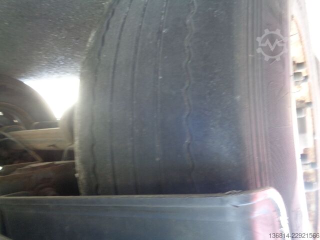 Open semitrailer with tarp  SAPL 24 LTN 385/65 R 22,5
