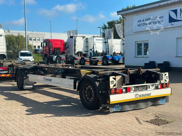 Remolque con chasis intercambiable KRONE AZ 18E Lafette Bereifung 445/45 19,5 TÜV 09/2027