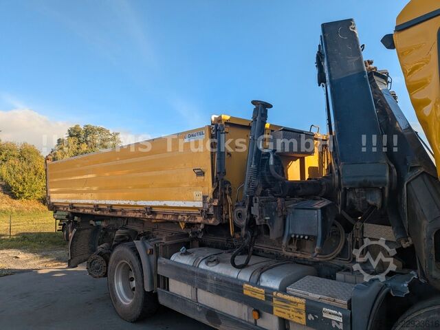 Kolmisivuinen kippiauto MAN TGS 26.440 / 6X4 / Manual / Hiab Kran 288