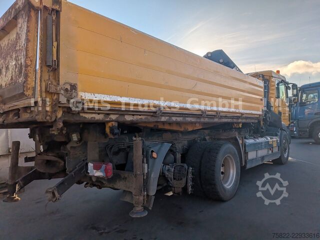 Kolmisivuinen kippiauto MAN TGS 26.440 / 6X4 / Manual / Hiab Kran 288