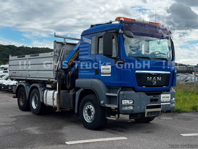 Саміоскид MAN TGS 33.480 / 6X4 / Mei BORDM /25m Kran Palfinger