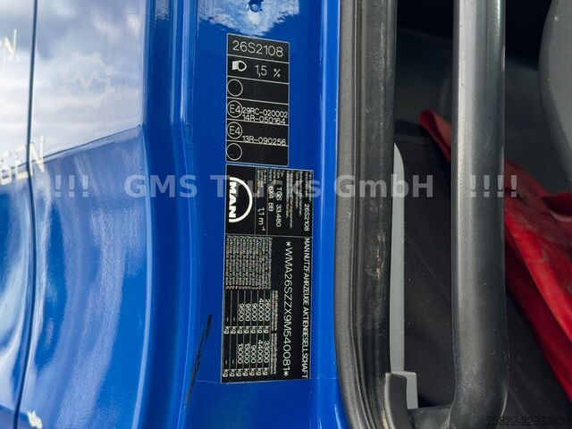 Трьохсторонній самоскид MAN TGS 33.480 / 6X4 / Mei BORDM /25m Kran Palfinger