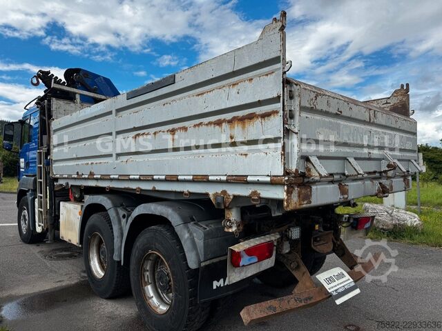 Autožeriav MAN TGS 33.480 / 6X4 / Mei BORDM /25m Kran Palfinger