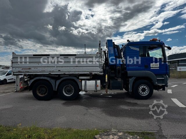 Autožeriav MAN TGS 33.480 / 6X4 / Mei BORDM /25m Kran Palfinger