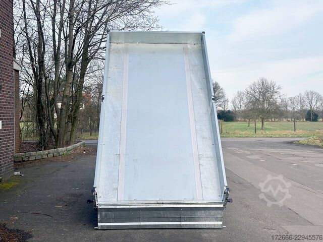 Zadnji kiper Brian James Trailers TIPPER 526-4020-35-3-12 | TRIDEM | PENDELKLAPPE 400X200X30CM 3500KG RÜCKWÄRTSKIPPER | SCHWARZ